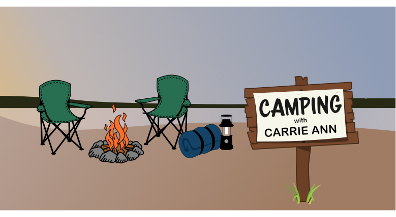 Camping with Carrie Ann Banner